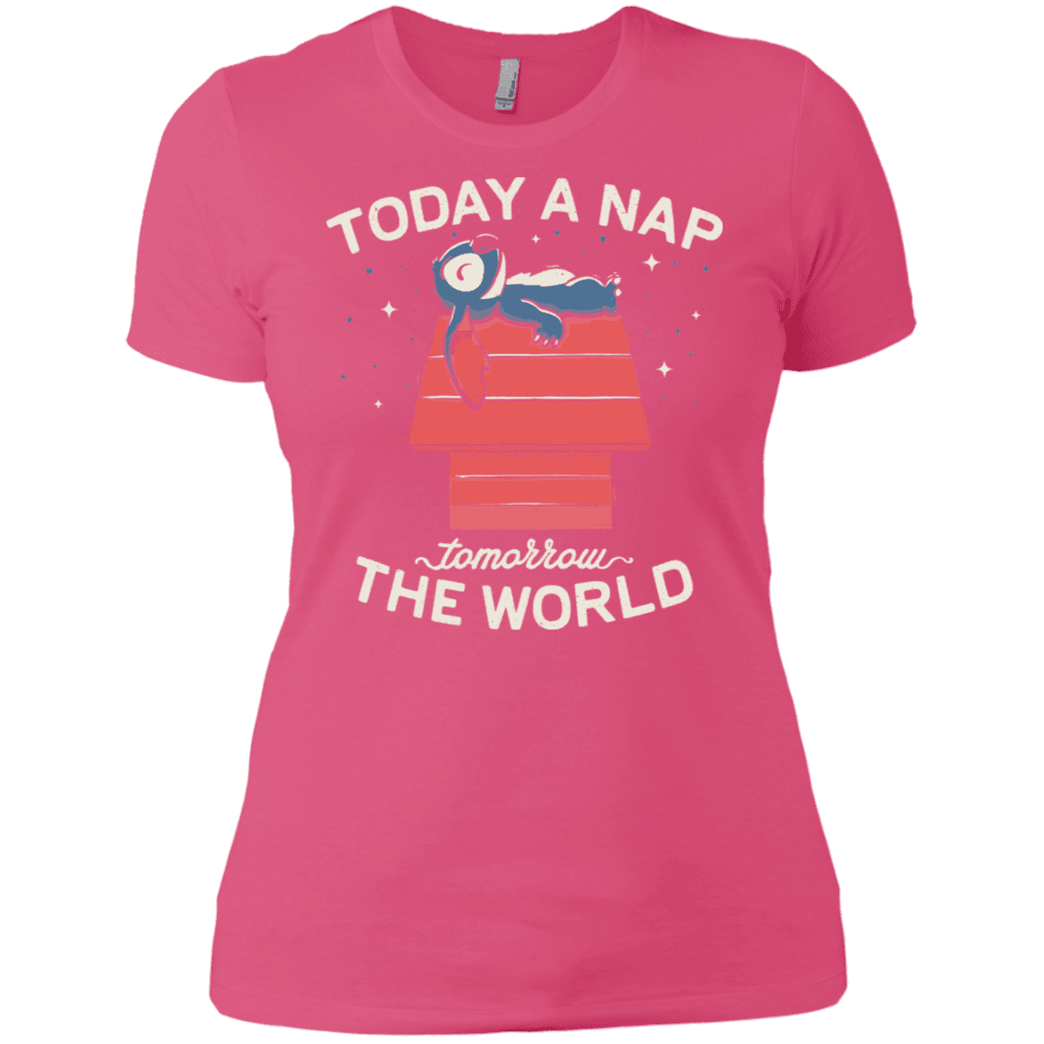 T-Shirts Hot Pink / X-Small Today a Nap Tomorrow the World Women's Premium T-Shirt