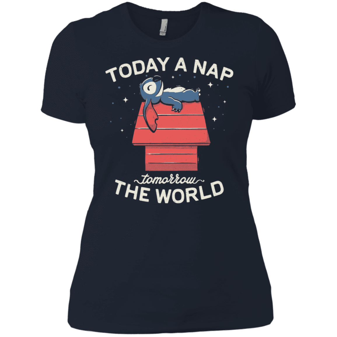 T-Shirts Midnight Navy / X-Small Today a Nap Tomorrow the World Women's Premium T-Shirt