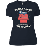 T-Shirts Midnight Navy / X-Small Today a Nap Tomorrow the World Women's Premium T-Shirt