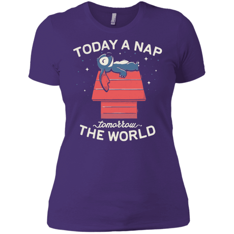 T-Shirts Purple Rush/ / X-Small Today a Nap Tomorrow the World Women's Premium T-Shirt