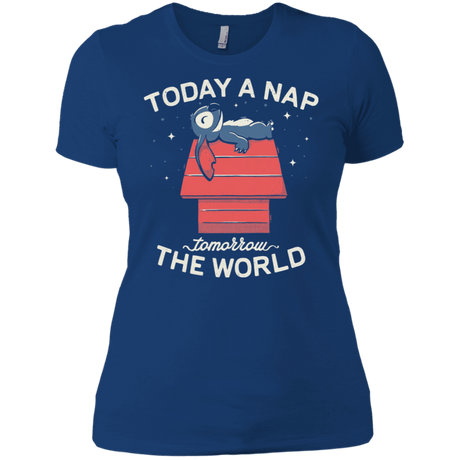 T-Shirts Royal / X-Small Today a Nap Tomorrow the World Women's Premium T-Shirt