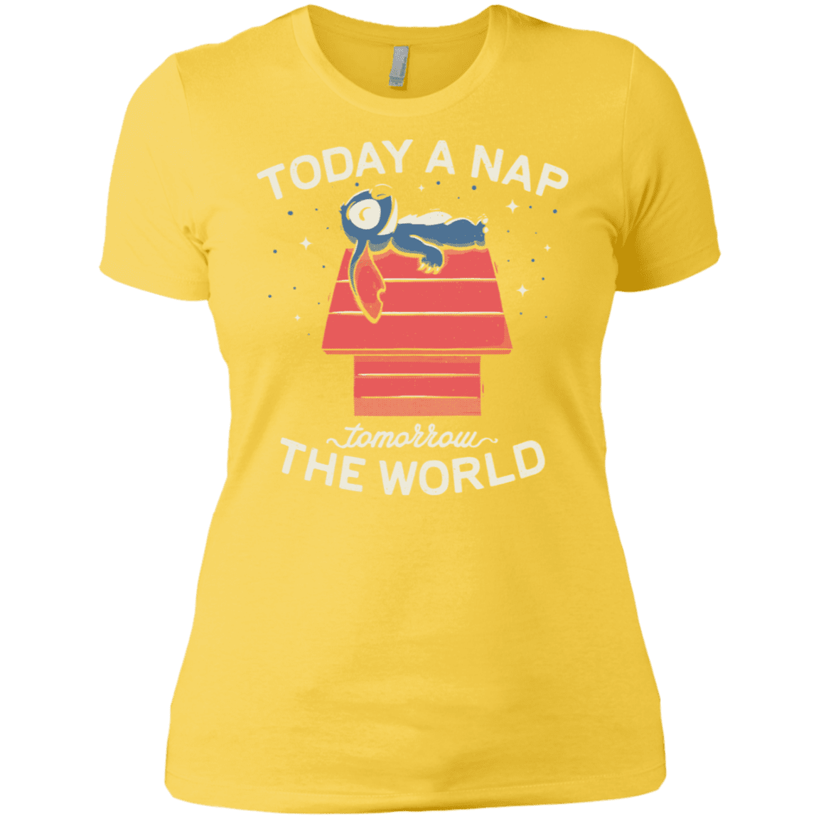 T-Shirts Vibrant Yellow / X-Small Today a Nap Tomorrow the World Women's Premium T-Shirt