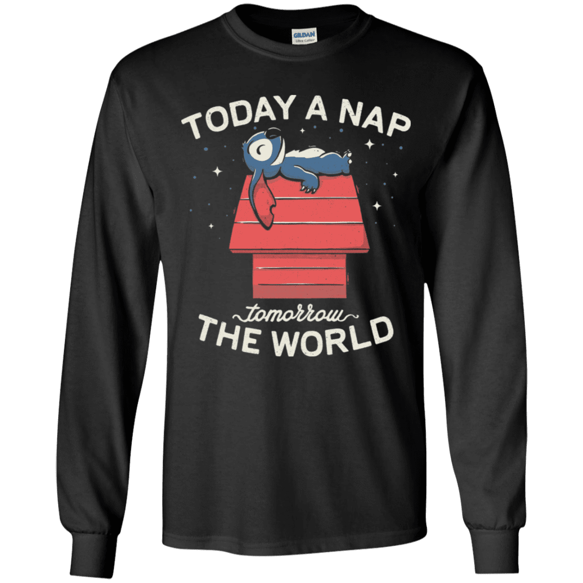 T-Shirts Black / YS Today a Nap Tomorrow the World Youth Long Sleeve T-Shirt