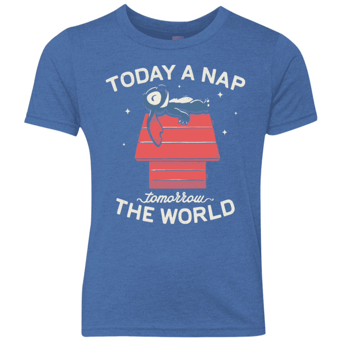 T-Shirts Vintage Royal / YXS Today a Nap Tomorrow the World Youth Triblend T-Shirt