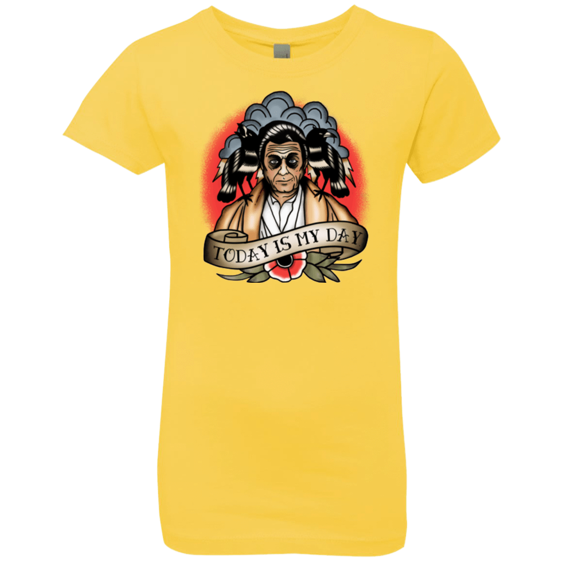 T-Shirts Vibrant Yellow / YXS Today Is My Day Girls Premium T-Shirt