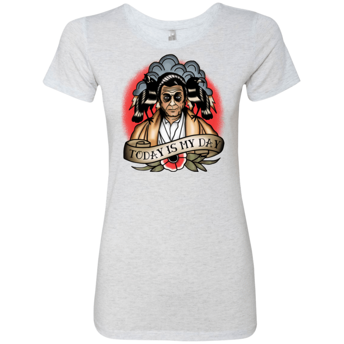 T-Shirts Heather White / Small Today Is My Day Women's Triblend T-Shirt