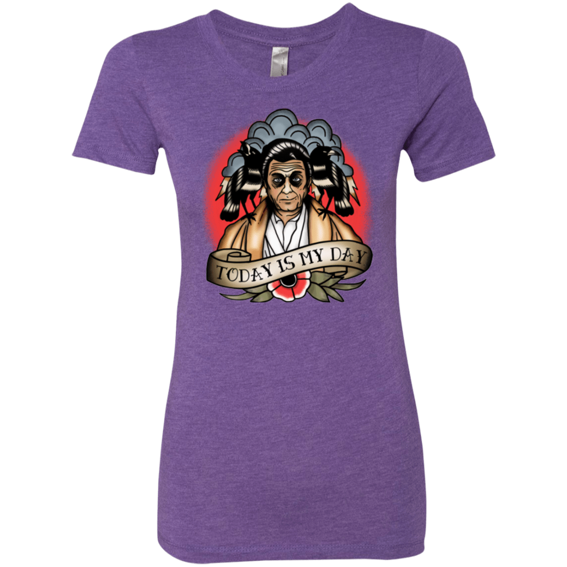 T-Shirts Purple Rush / Small Today Is My Day Women's Triblend T-Shirt