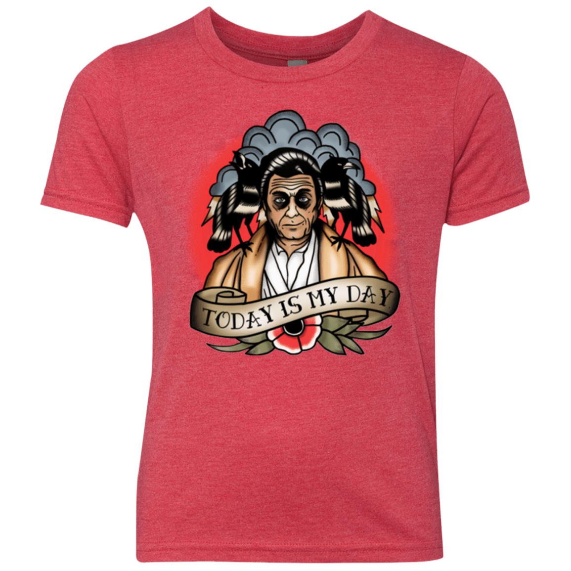 T-Shirts Vintage Red / YXS Today Is My Day Youth Triblend T-Shirt