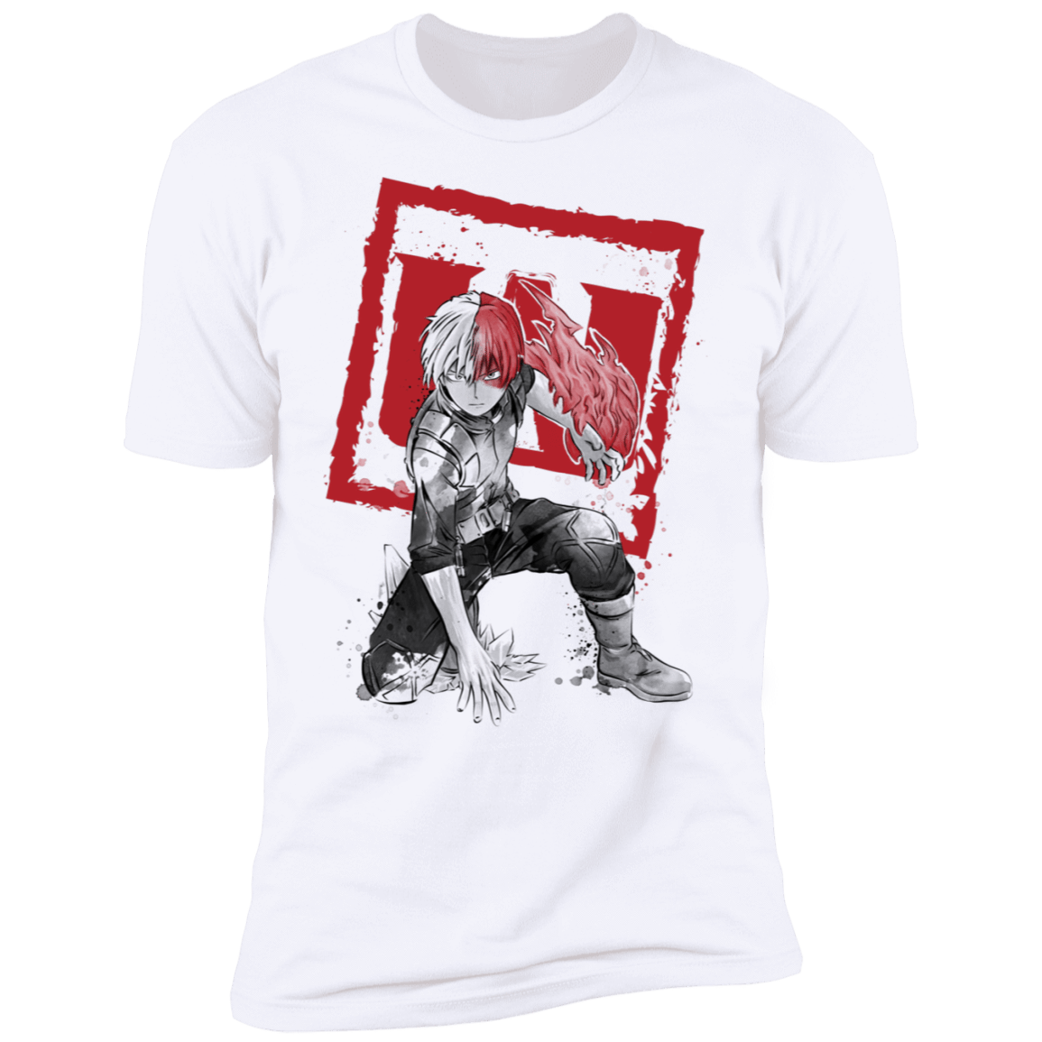 T-Shirts White / S Todoroki sumi-e Men's Premium T-Shirt