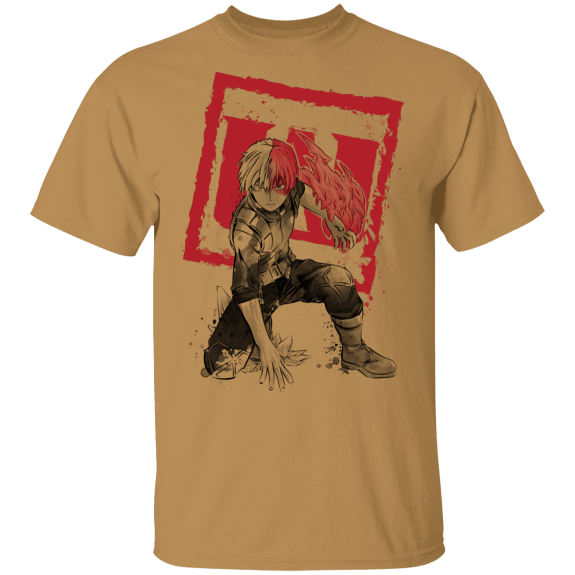T-Shirts Old Gold / S Todoroki sumi-e T-Shirt
