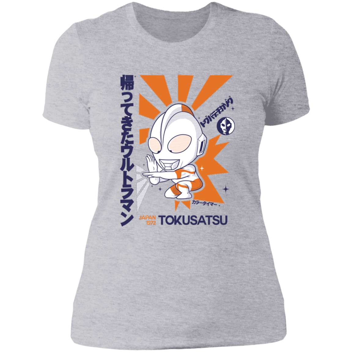 T-Shirts Heather Grey / S Tokusatsu Women's Premium T-Shirt