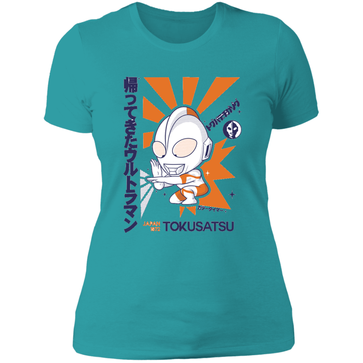 T-Shirts Tahiti Blue / S Tokusatsu Women's Premium T-Shirt