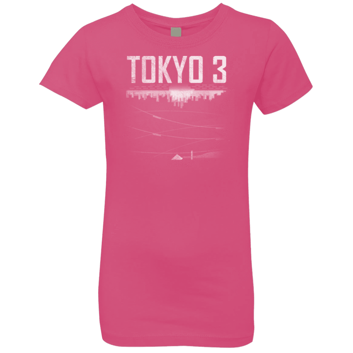 T-Shirts Hot Pink / YXS Tokyo 3 Girls Premium T-Shirt