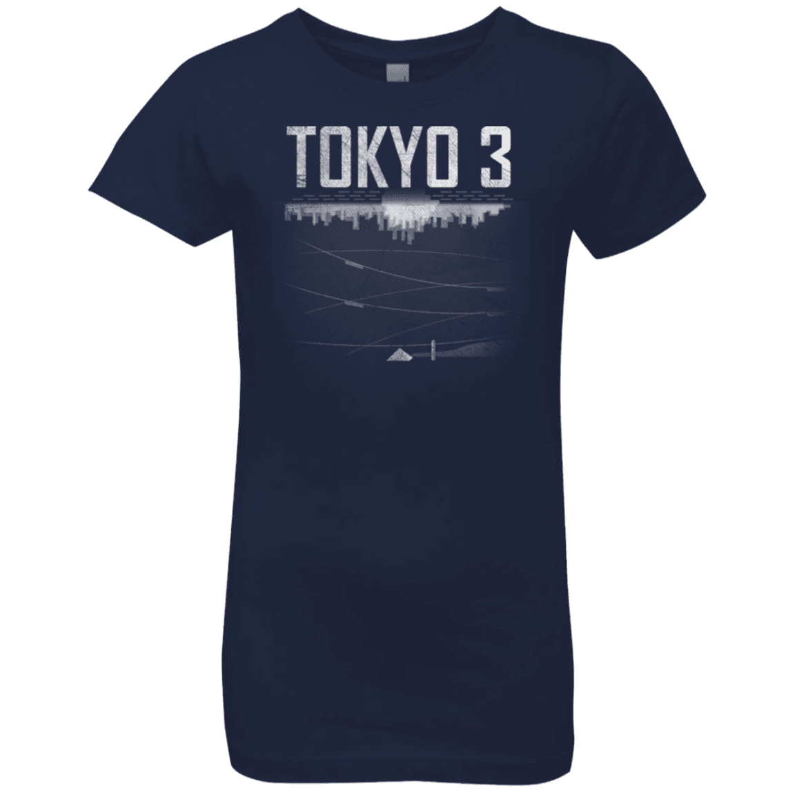 T-Shirts Midnight Navy / YXS Tokyo 3 Girls Premium T-Shirt
