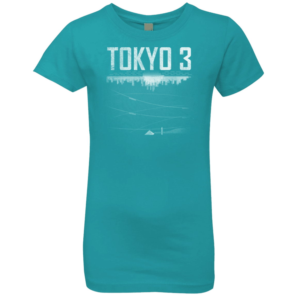 T-Shirts Tahiti Blue / YXS Tokyo 3 Girls Premium T-Shirt