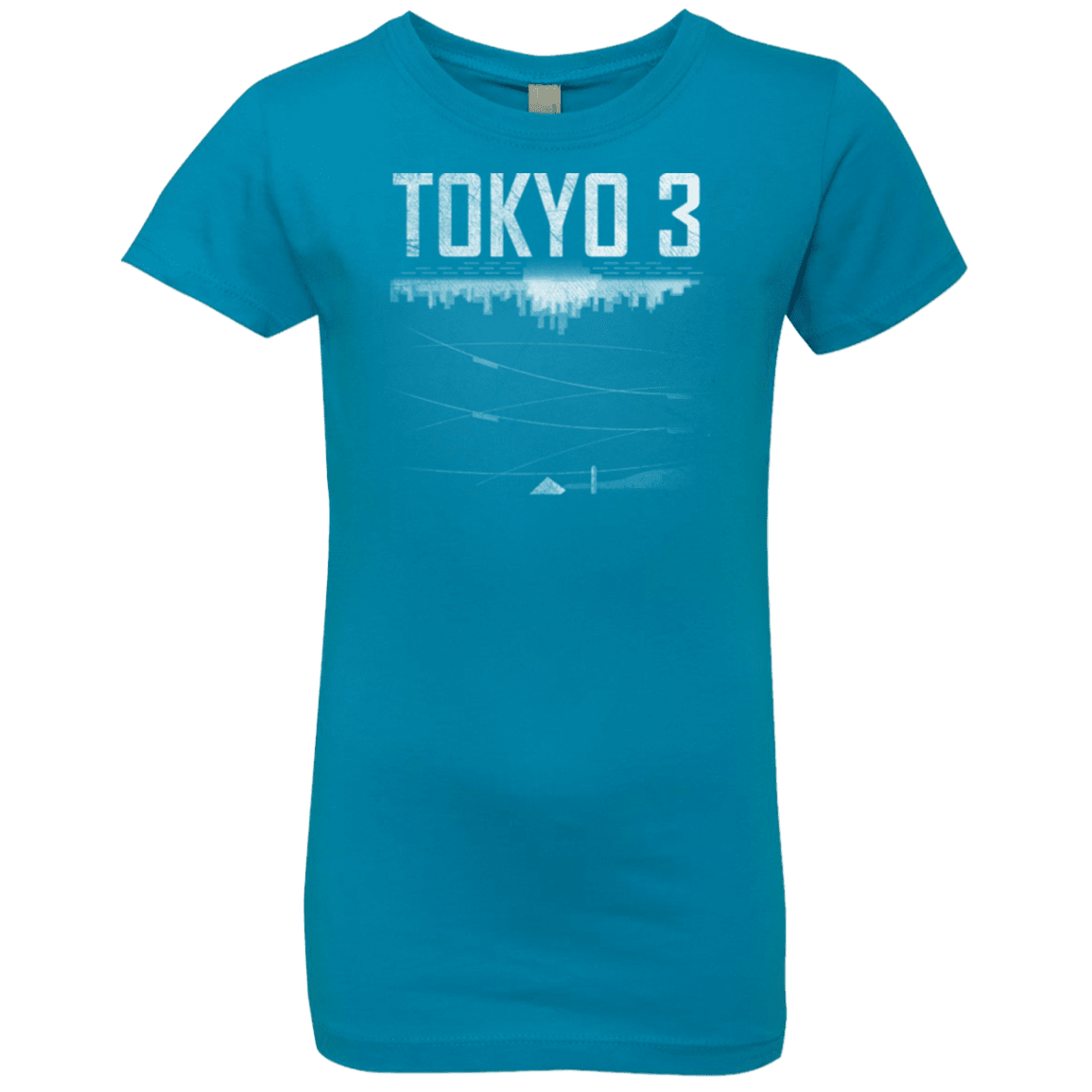 T-Shirts Turquoise / YXS Tokyo 3 Girls Premium T-Shirt