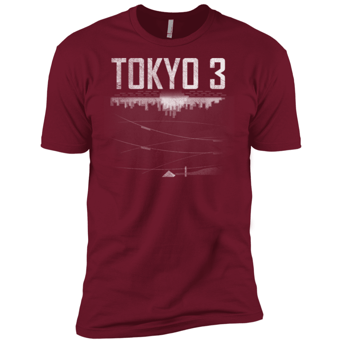T-Shirts Cardinal / X-Small Tokyo 3 Men's Premium T-Shirt