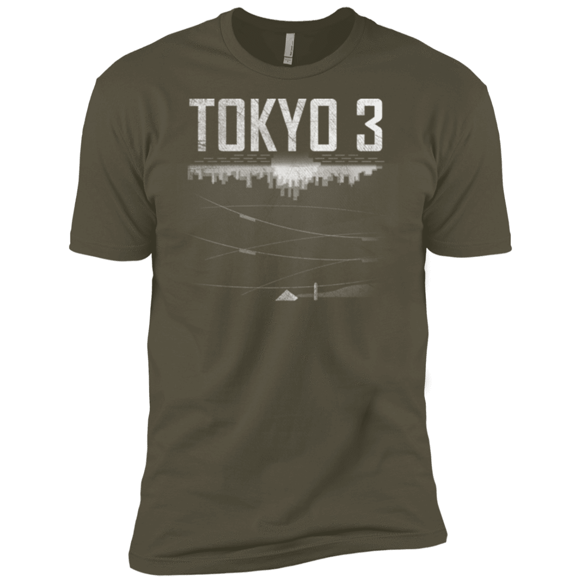 T-Shirts Military Green / X-Small Tokyo 3 Men's Premium T-Shirt