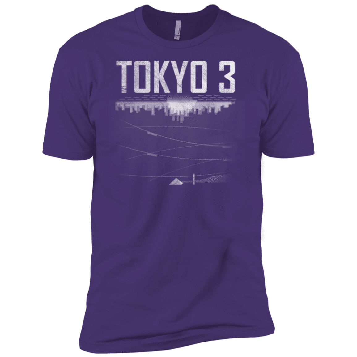 T-Shirts Purple / X-Small Tokyo 3 Men's Premium T-Shirt