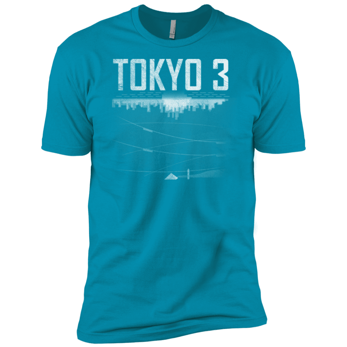 T-Shirts Turquoise / X-Small Tokyo 3 Men's Premium T-Shirt