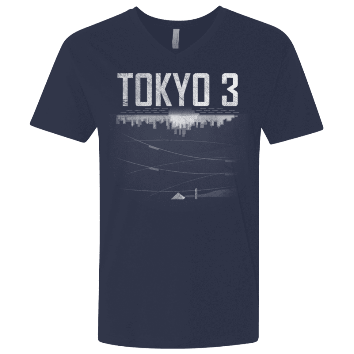 T-Shirts Midnight Navy / X-Small Tokyo 3 Men's Premium V-Neck
