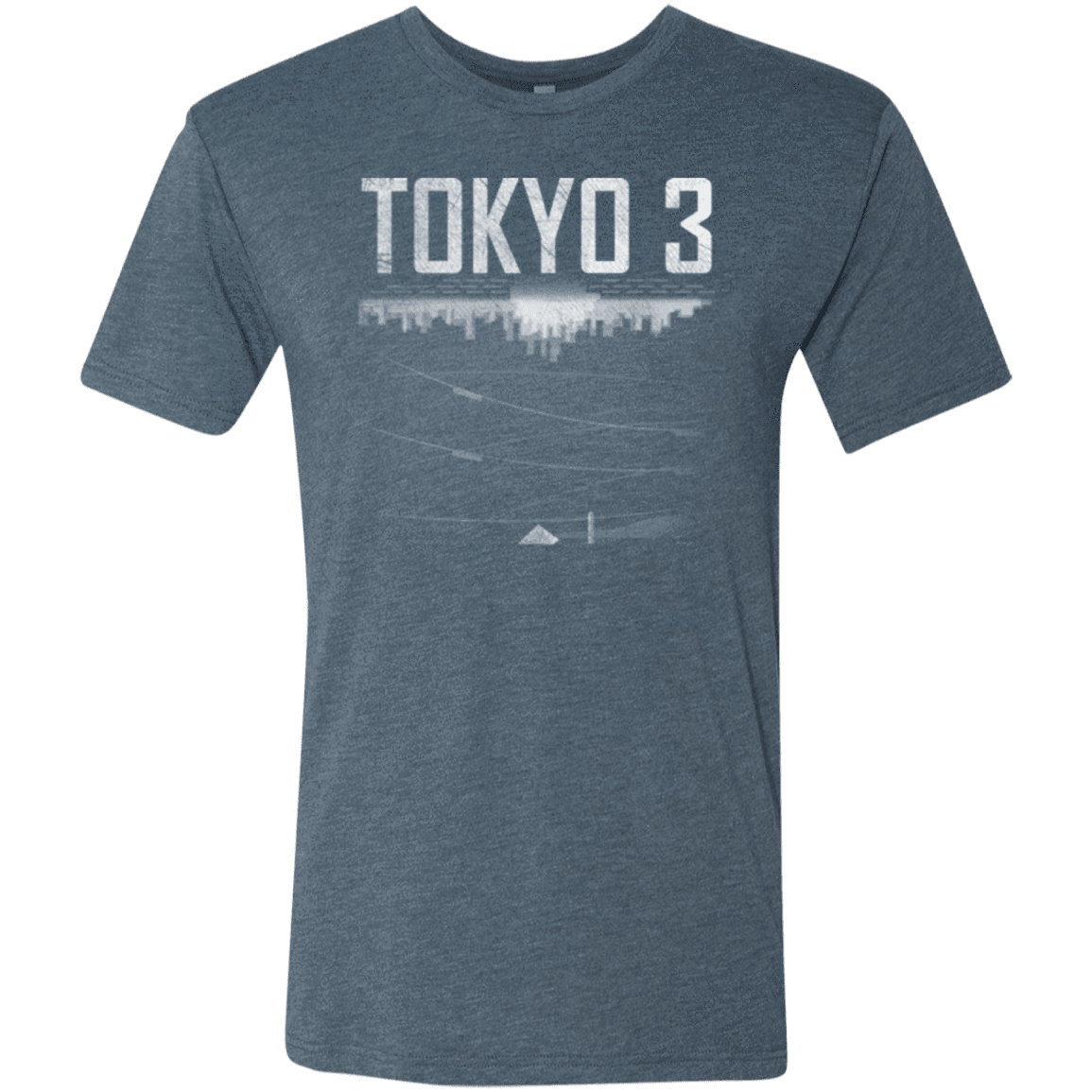 T-Shirts Indigo / Small Tokyo 3 Men's Triblend T-Shirt