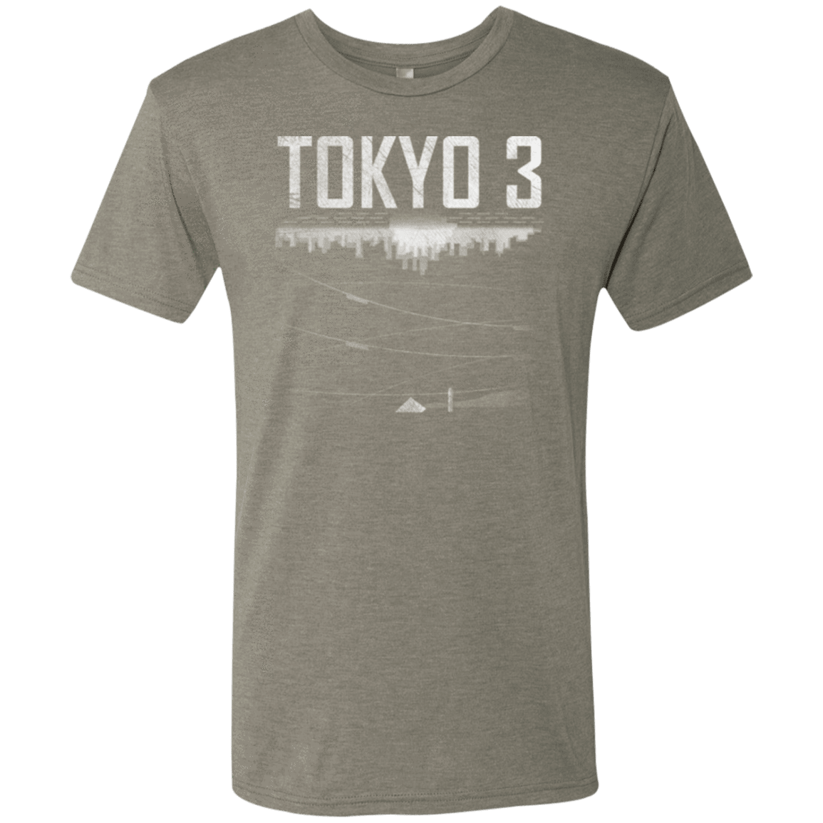 T-Shirts Venetian Grey / Small Tokyo 3 Men's Triblend T-Shirt