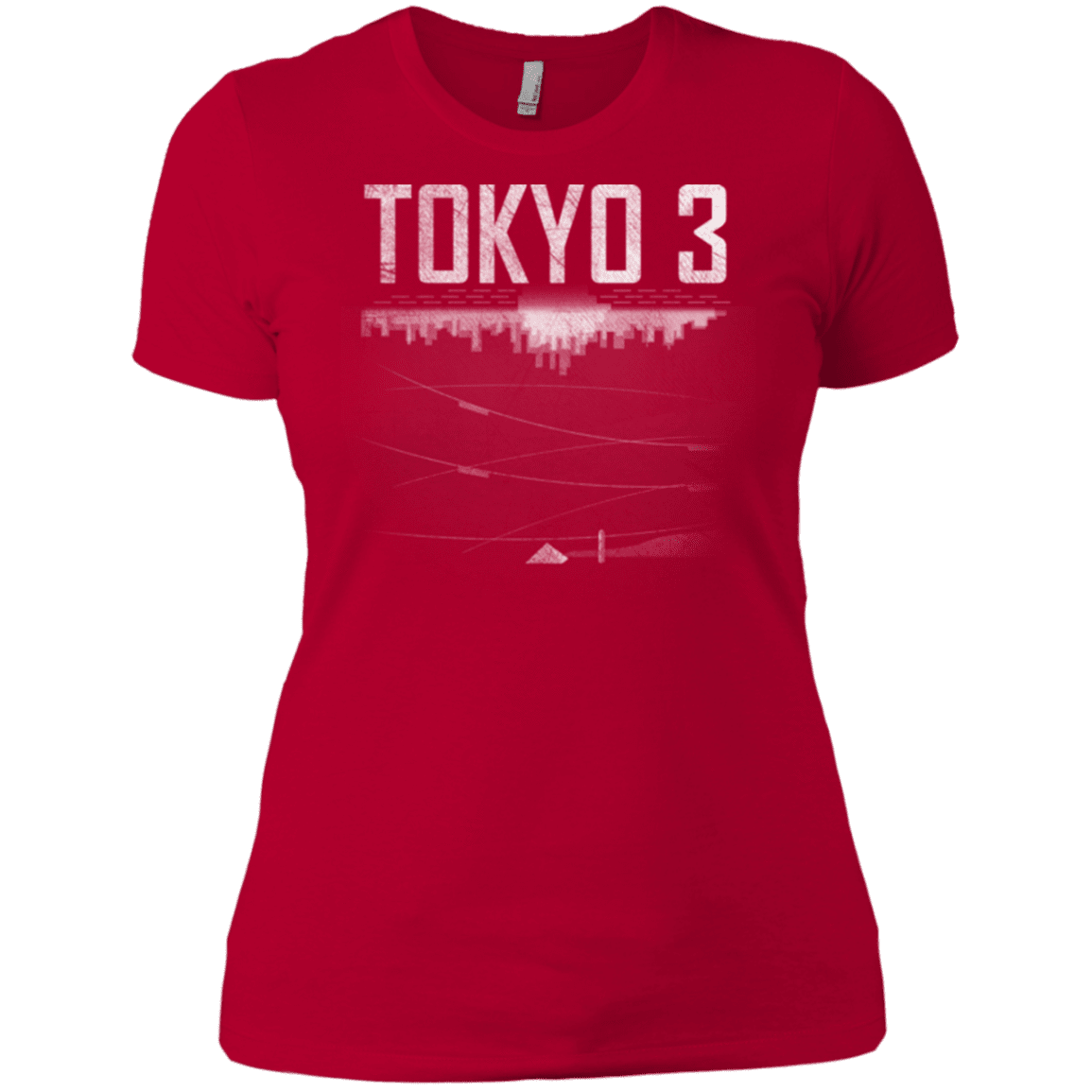 T-Shirts Red / X-Small Tokyo 3 Women's Premium T-Shirt