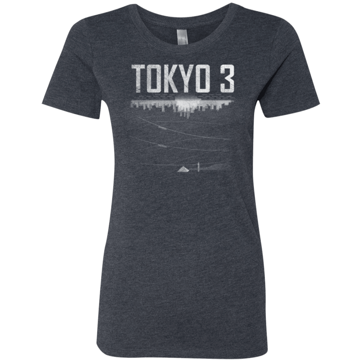 T-Shirts Vintage Navy / Small Tokyo 3 Women's Triblend T-Shirt