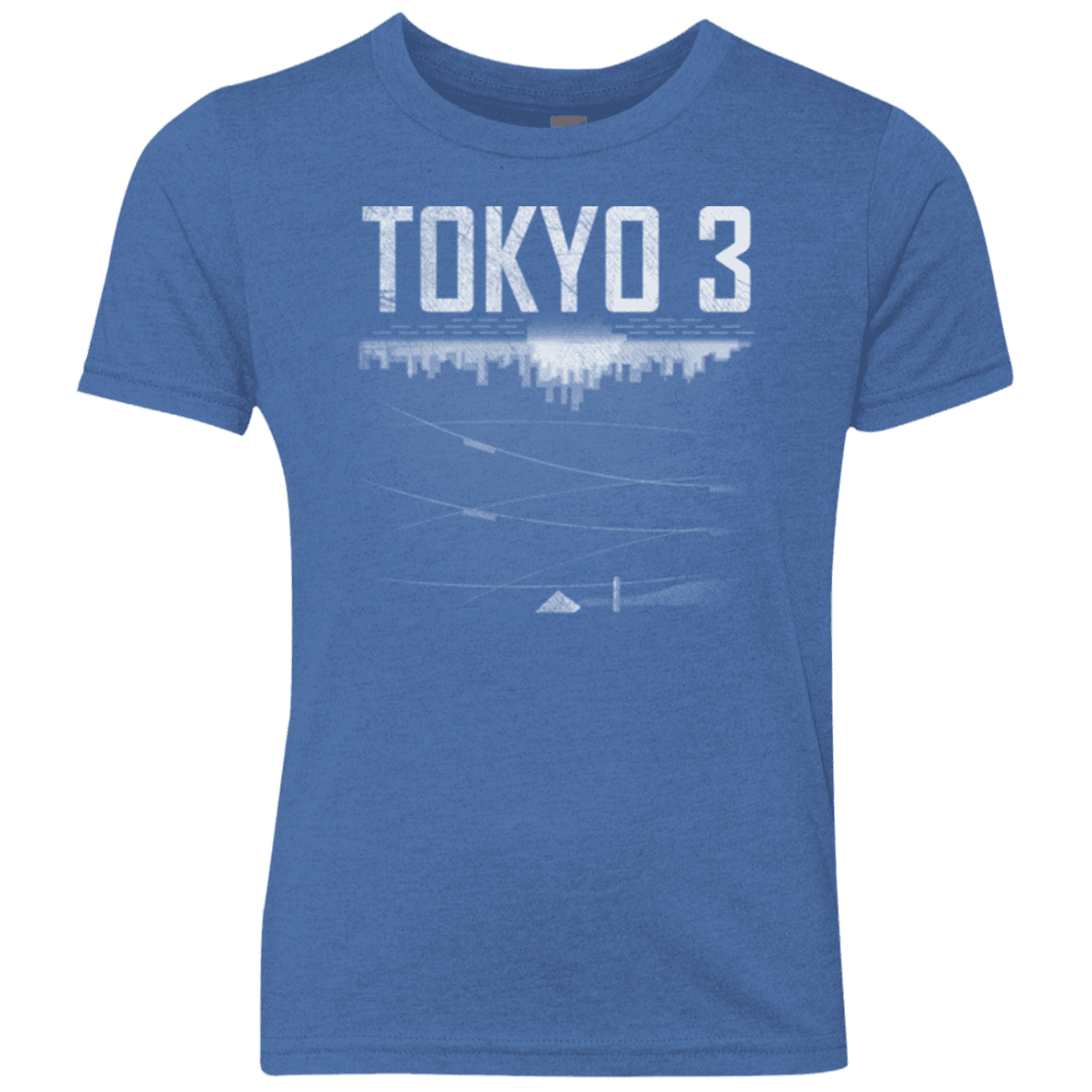 T-Shirts Vintage Royal / YXS Tokyo 3 Youth Triblend T-Shirt