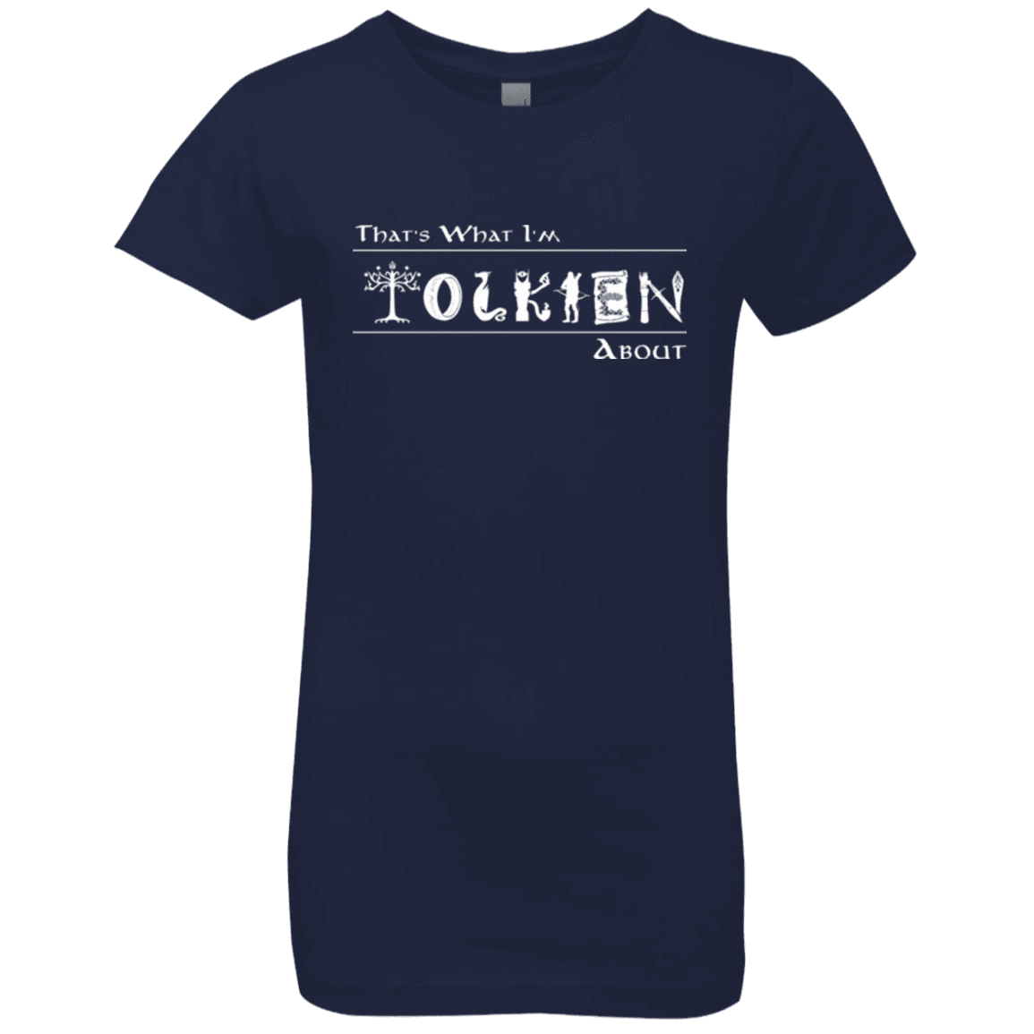 T-Shirts Midnight Navy / YXS Tolkien About Girls Premium T-Shirt