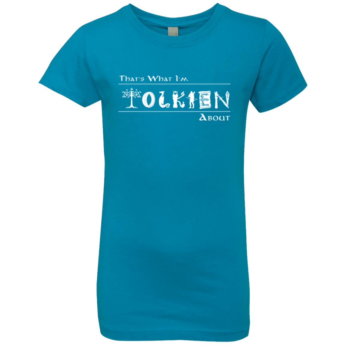 T-Shirts Turquoise / YXS Tolkien About Girls Premium T-Shirt