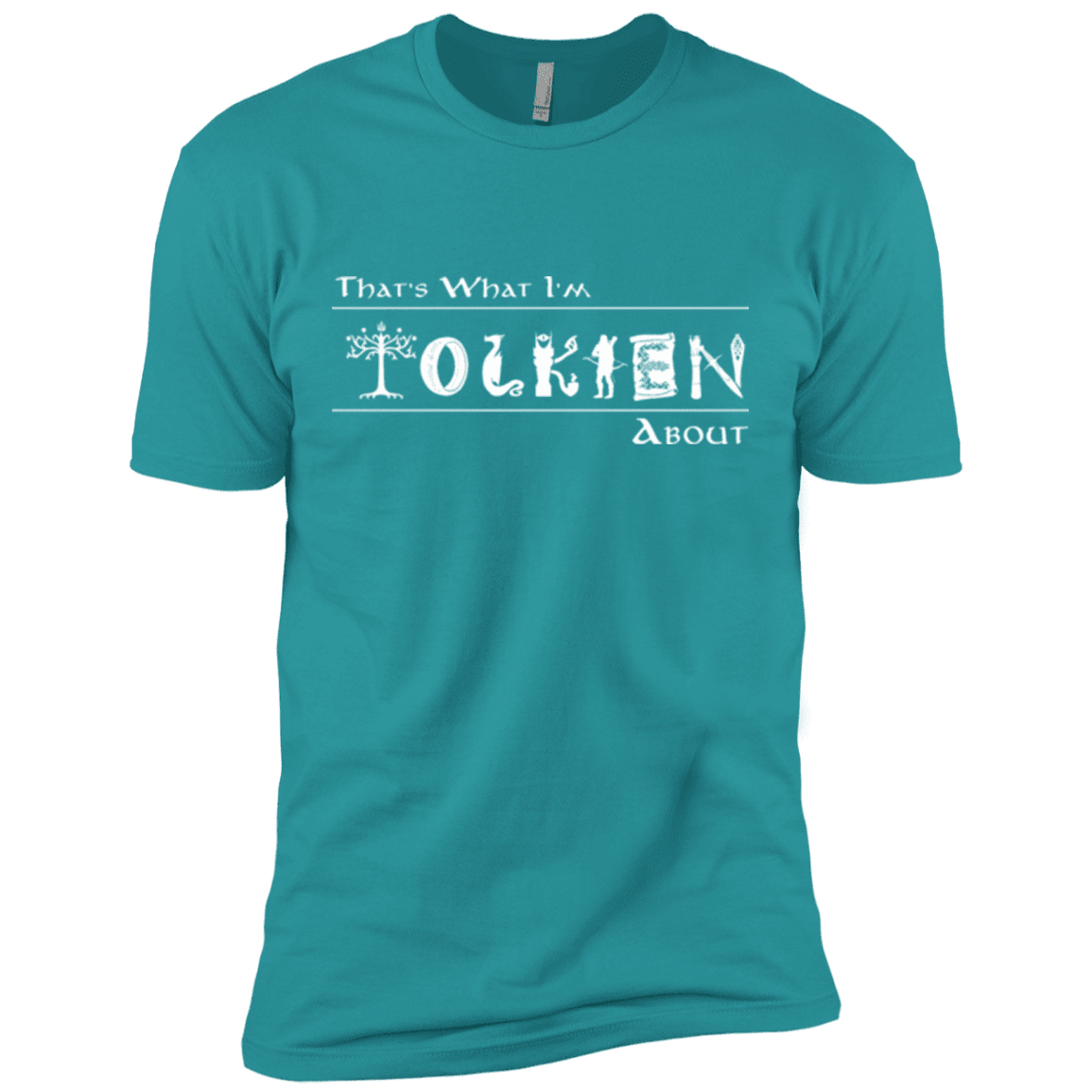 T-Shirts Tahiti Blue / X-Small Tolkien About Men's Premium T-Shirt
