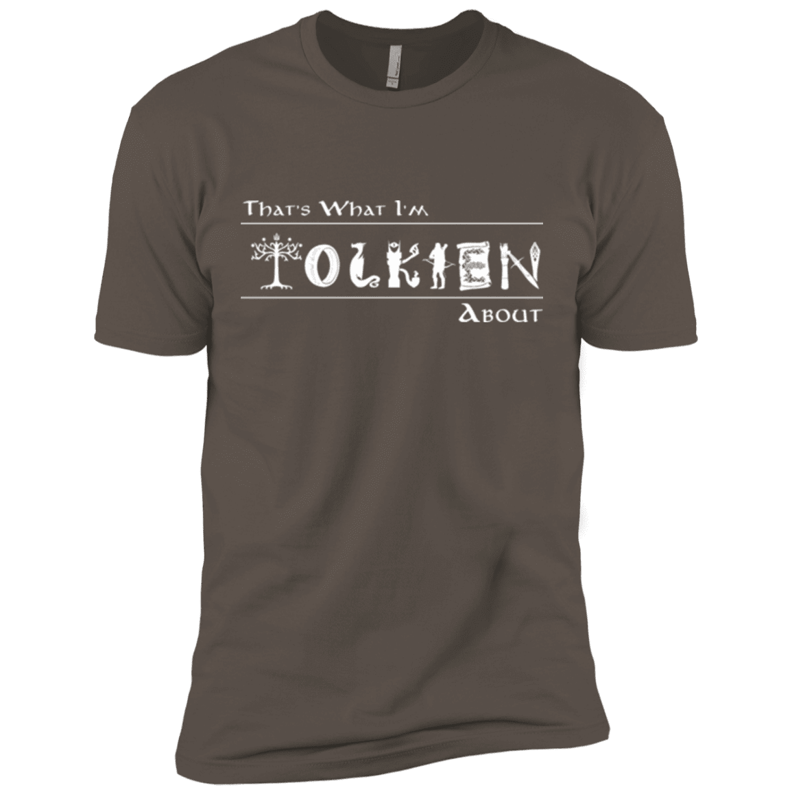 T-Shirts Warm Grey / X-Small Tolkien About Men's Premium T-Shirt