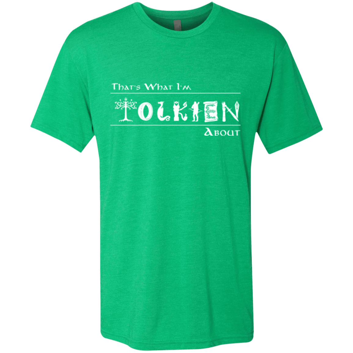 T-Shirts Envy / Small Tolkien About Men's Triblend T-Shirt