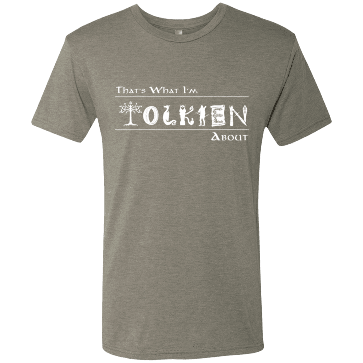 T-Shirts Venetian Grey / Small Tolkien About Men's Triblend T-Shirt