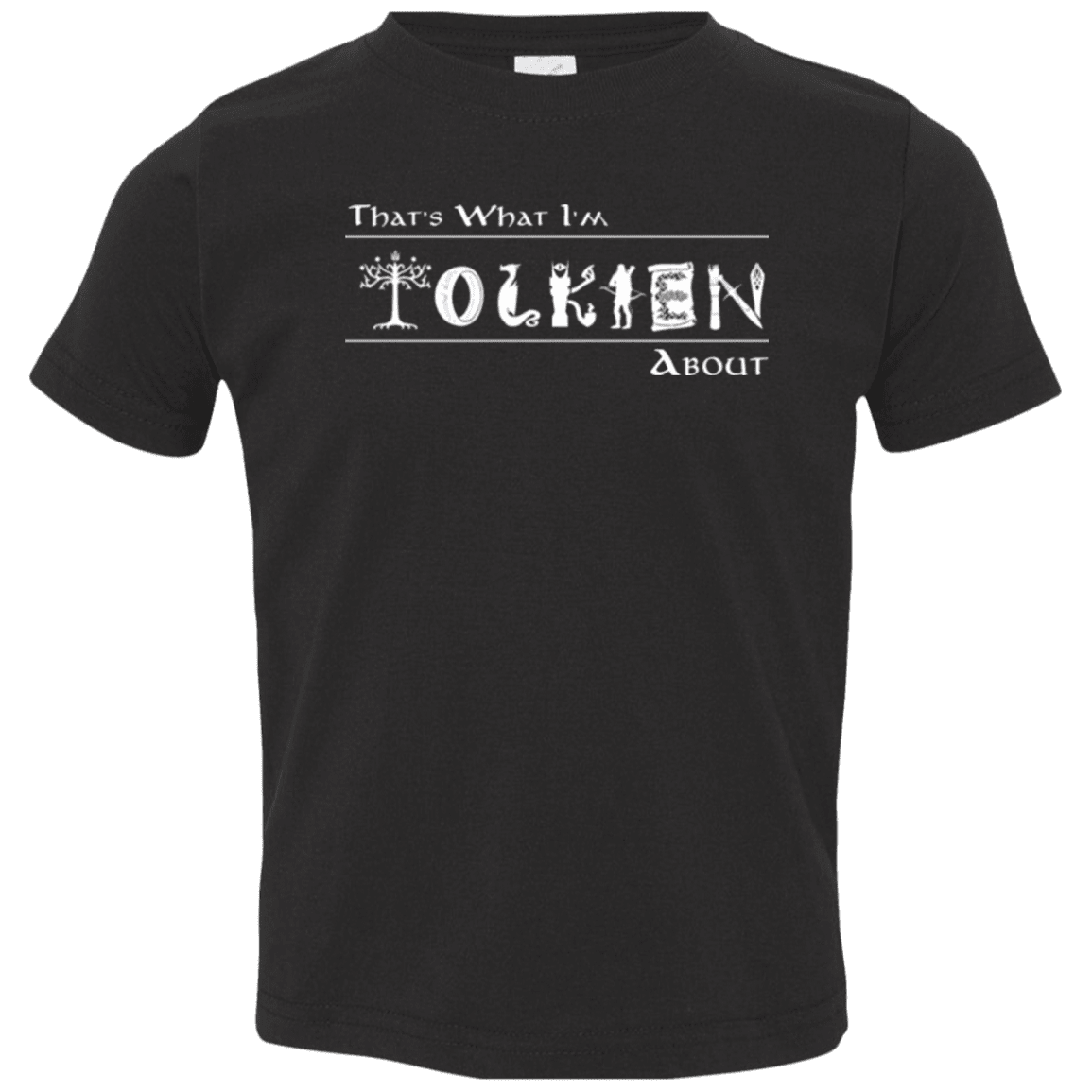 T-Shirts Black / 2T Tolkien About Toddler Premium T-Shirt
