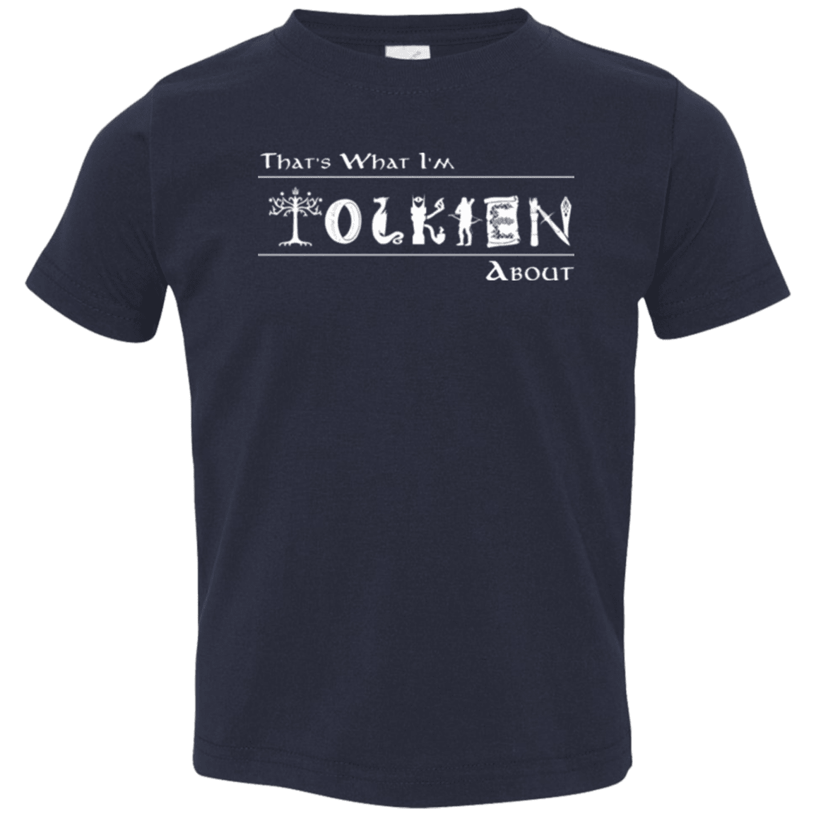 T-Shirts Navy / 2T Tolkien About Toddler Premium T-Shirt
