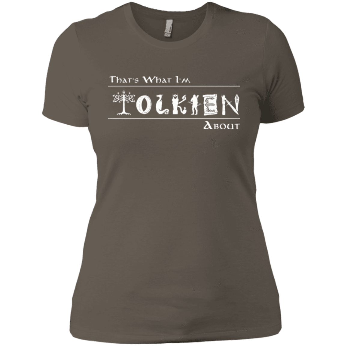 T-Shirts Warm Grey / X-Small Tolkien About Women's Premium T-Shirt