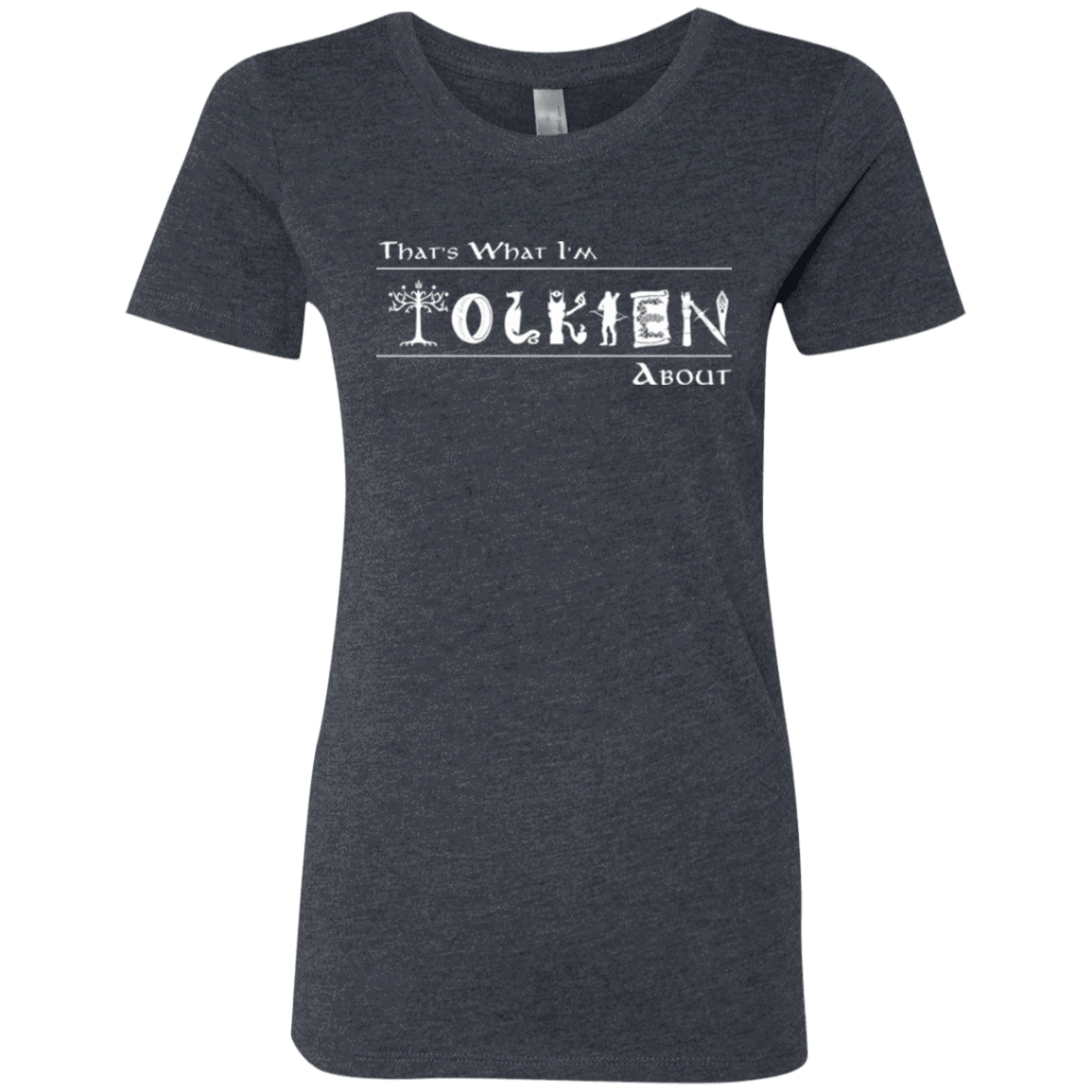 T-Shirts Vintage Navy / Small Tolkien About Women's Triblend T-Shirt