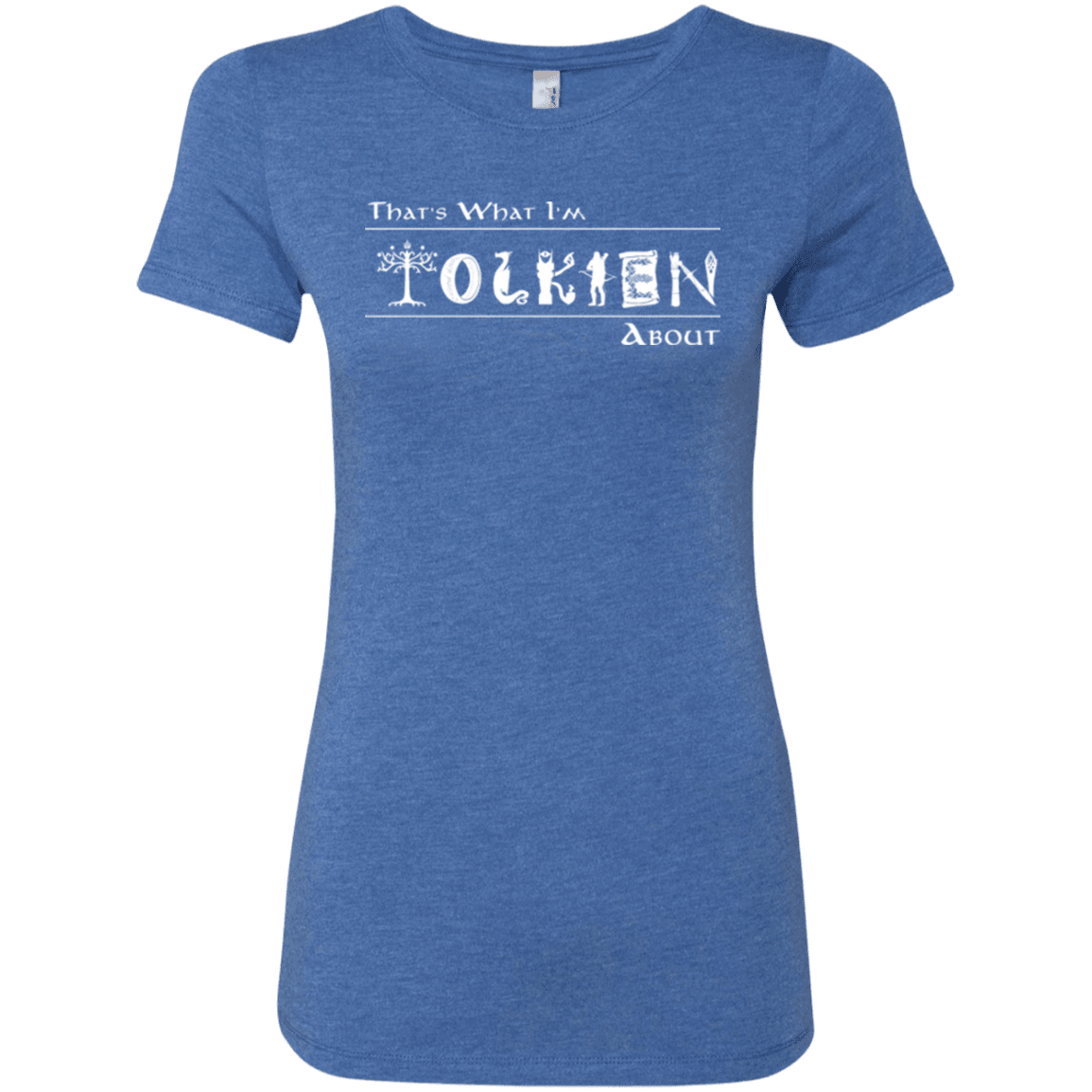 T-Shirts Vintage Royal / Small Tolkien About Women's Triblend T-Shirt