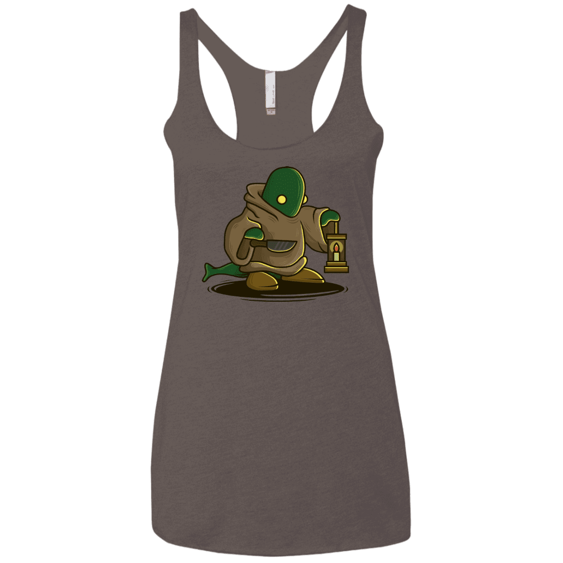 T-Shirts Macchiato / X-Small Tomberi Women's Triblend Racerback Tank