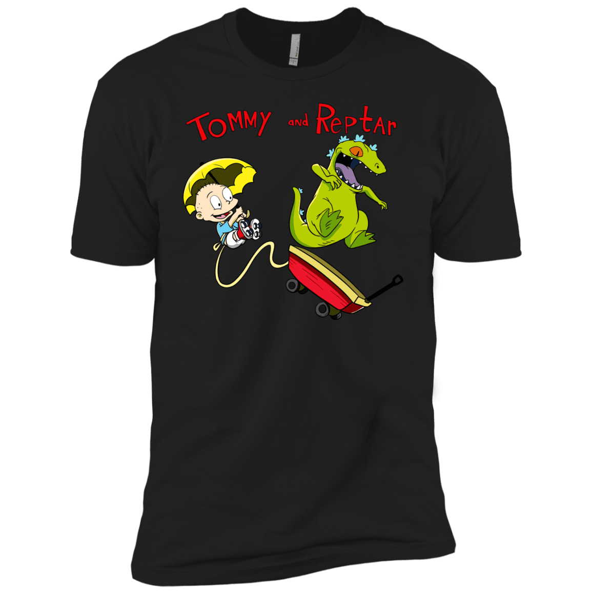 T-Shirts Black / YXS Tommy and Reptar Boys Premium T-Shirt