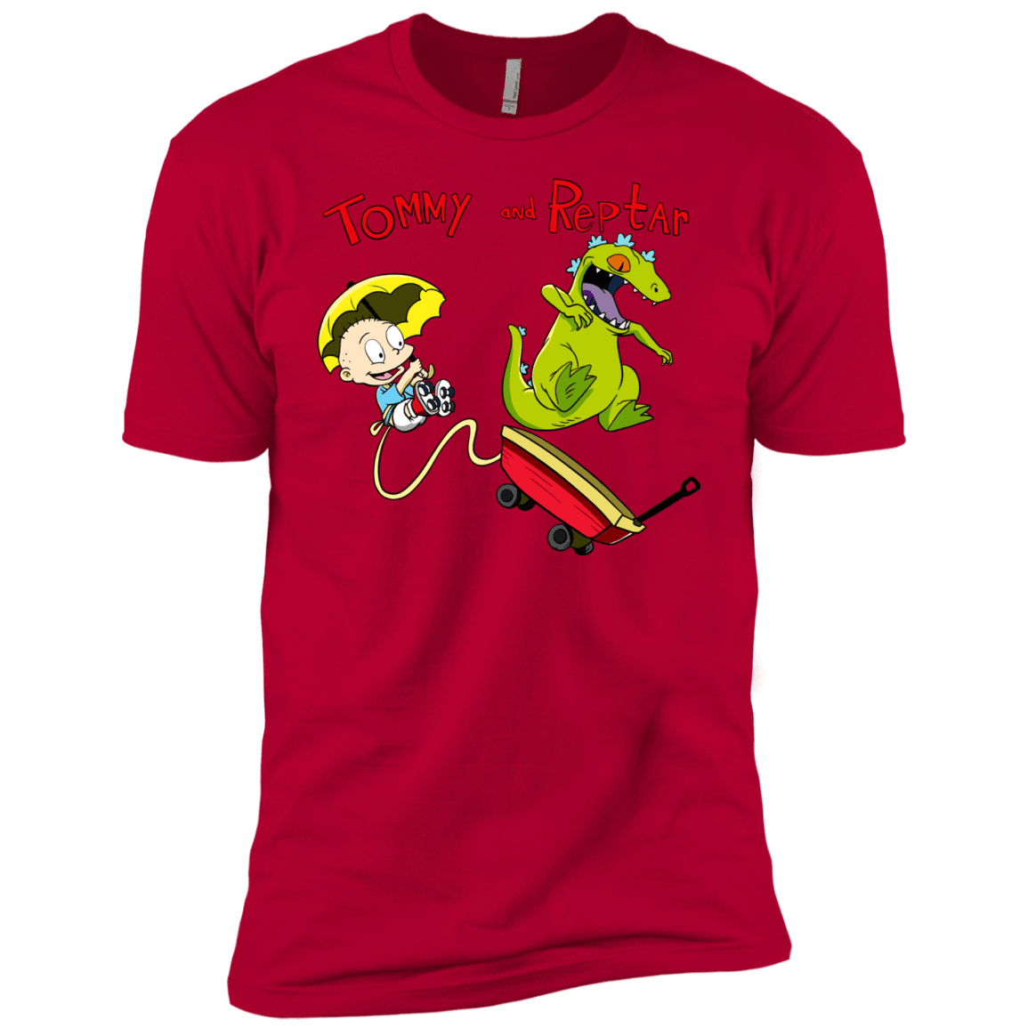 T-Shirts Red / YXS Tommy and Reptar Boys Premium T-Shirt