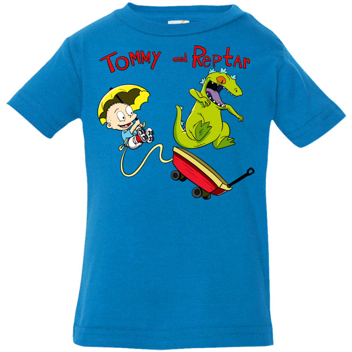 T-Shirts Cobalt / 6 Months Tommy and Reptar Infant Premium T-Shirt