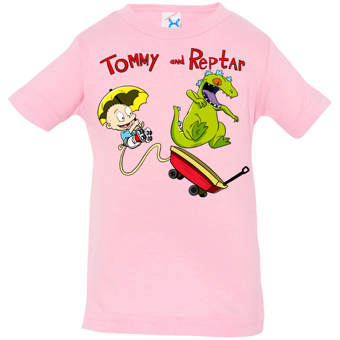 T-Shirts Pink / 6 Months Tommy and Reptar Infant Premium T-Shirt