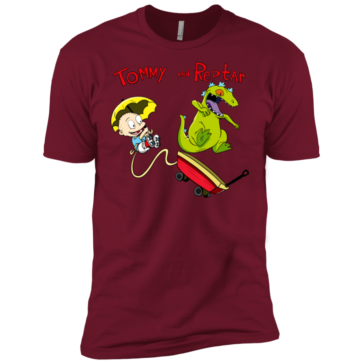 T-Shirts Cardinal / X-Small Tommy and Reptar Men's Premium T-Shirt