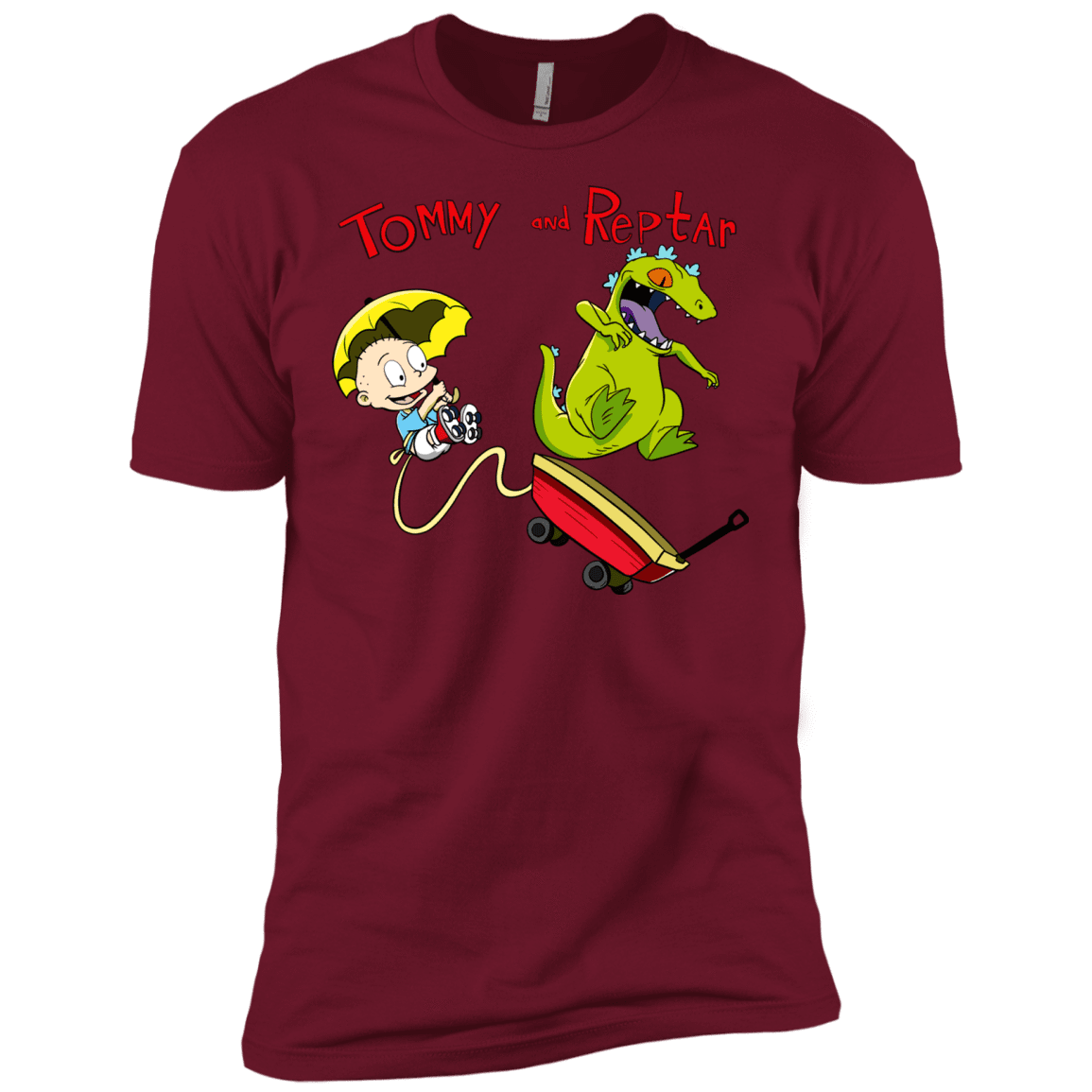 T-Shirts Cardinal / X-Small Tommy and Reptar Men's Premium T-Shirt