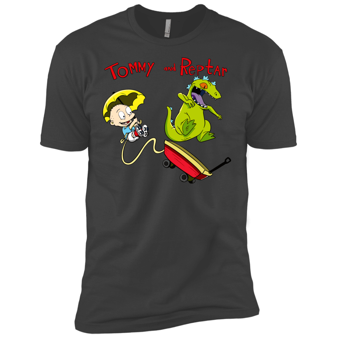 T-Shirts Heavy Metal / X-Small Tommy and Reptar Men's Premium T-Shirt