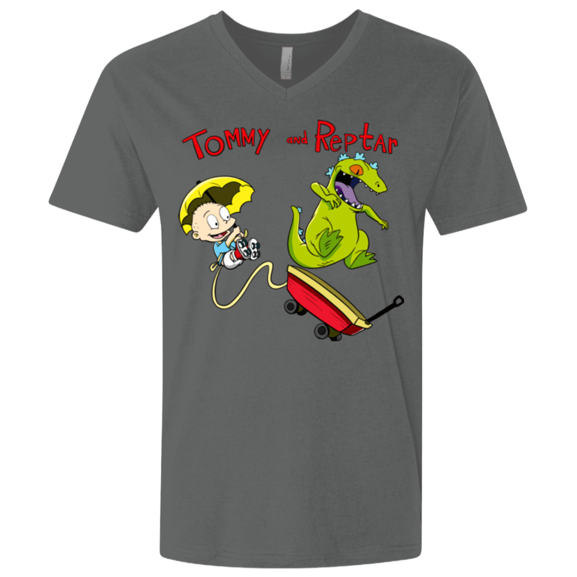 Tommy and Reptar Men's Premium V-Neck